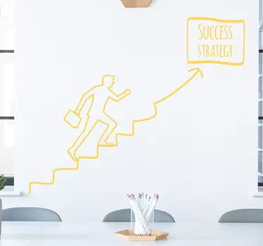 Wall decal quotes for your strategic success journey - TenStickers
