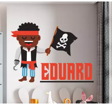 Wall sticker for kids pirate adventure quest - TenStickers
