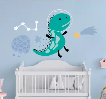 Wall sticker for kids playful dinosaur adventure - TenStickers