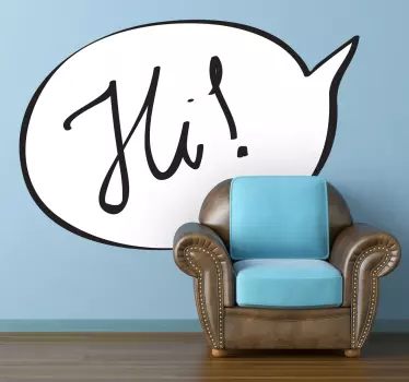 Warm wishes quote sticker - TenStickers