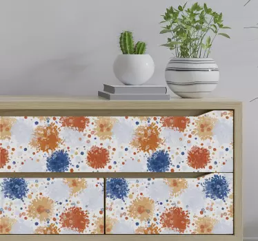 Watercolor decals for furniture - TenStickers