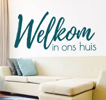 Home text wall decal - TenStickers