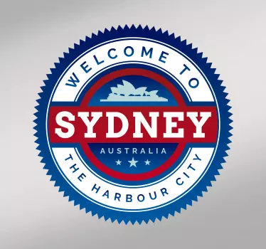 Welcome to Sydney Vehicle Sticker - TenStickers