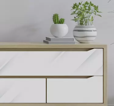 White background decals for furniture - TenStickers