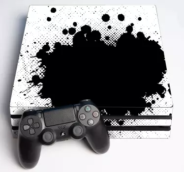 White Splash ps4 decal - TenStickers
