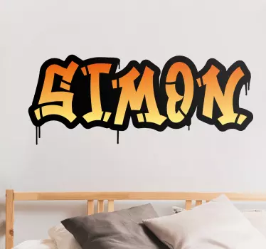 Whiteboard sticker custom name design - TenStickers