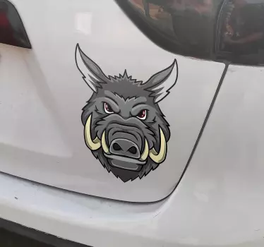 Wild Boar Wall Sticker - TenStickers