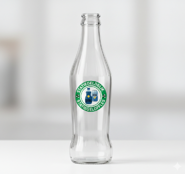 Window sticker for beverage recycling label - TenStickers