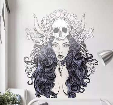 Witche sabath retro wall stickers - TenStickers