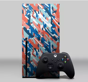 Xbox wrap abstract gaming skin - TenStickers