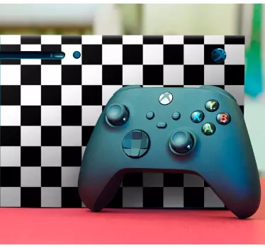 Xbox wrap checkered pattern - TenStickers