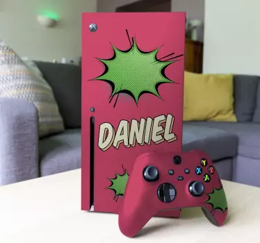Xbox wrap comic style stickers - TenStickers