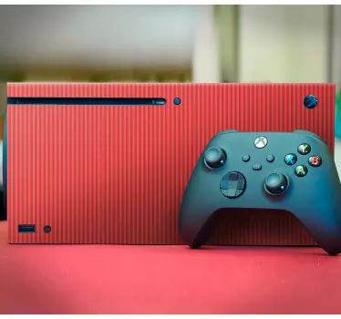 Xbox wrap red geometric controller wrap - TenStickers