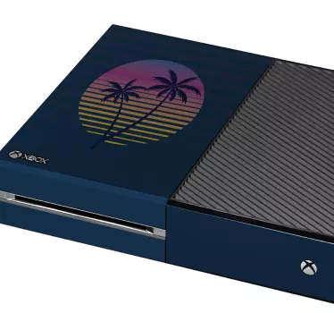 Xbox wrap tropical twilight landscape - TenStickers