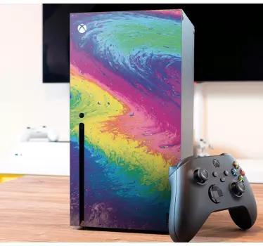 Xbox wrap vibrant console cover - TenStickers