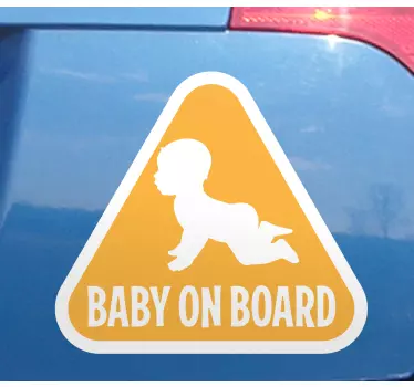 Baby On Board Sticker Warning! - TenStickers
