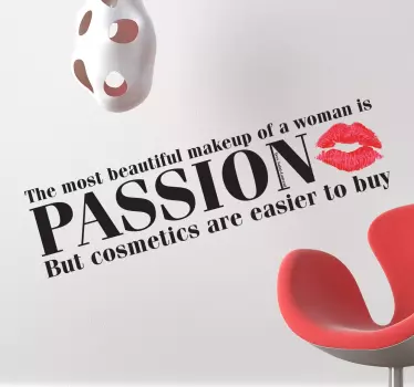 Yves Saint-Laurent Passion Wall Sticker - TenStickers