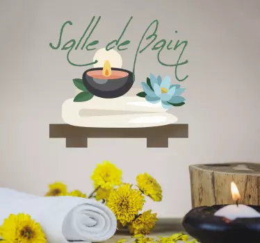 Zen vintage wall sticker - TenStickers