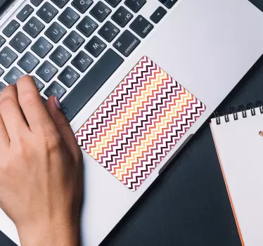 Zigzag Trackpad Sticker - TenStickers