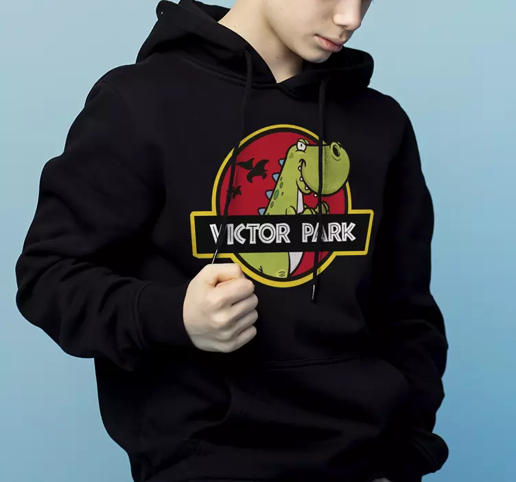 Jurassic Park dinosaur kids t-shirt  with name - TenStickers