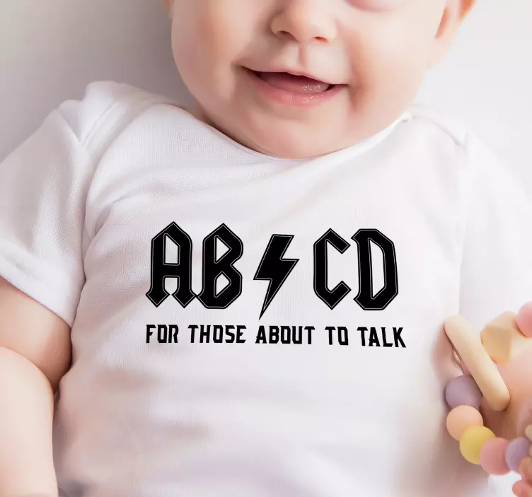 ABCD for those to talk Kids t-shirt - TenStickers