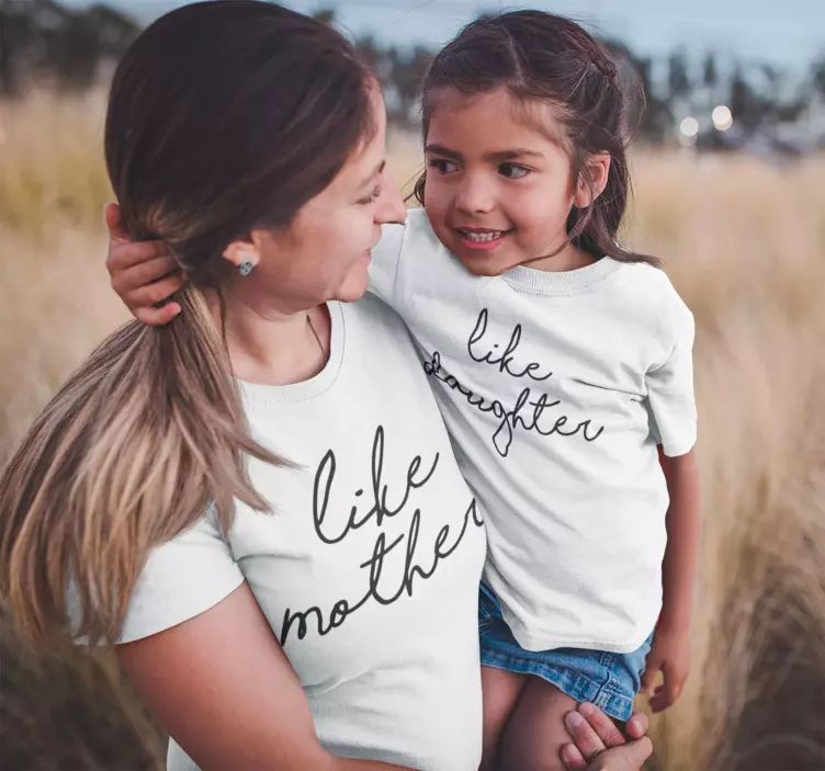 Like daughter like mother t-shirt - TenStickers