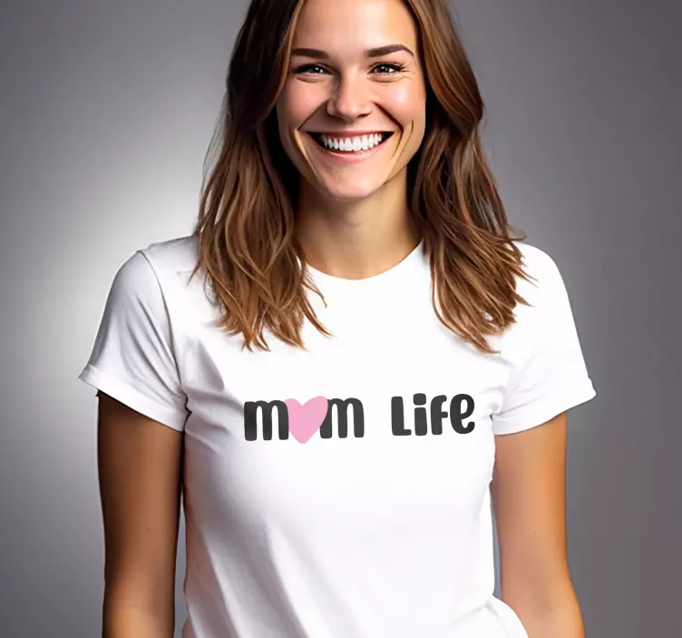 Mom life Mothers day t-shirt - TenStickers