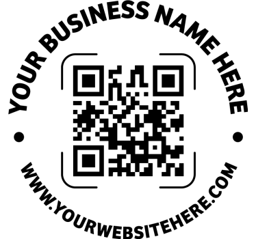 Business QR code custom t-shirt - TenStickers