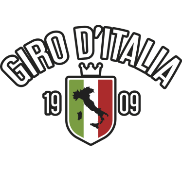 "Giro d'Italia" shield t-shirt - TenStickers