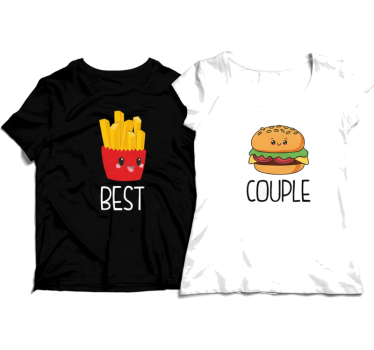 Best couple t-shirts for you and your partner - TenStickers