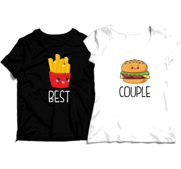 Couple t-shirts for the best couple - TenStickers
