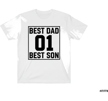 Father and son t-shirt team number set - TenStickers