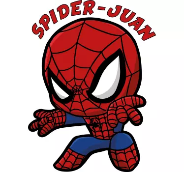 Spider-Man kids t-shirt with name - TenStickers
