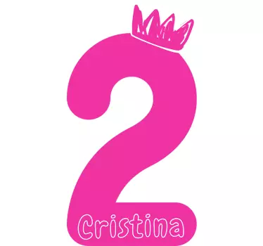 Birthday t-shirt for boy or girl - TenStickers