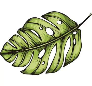 Leafy spring fashion t-shirt - TenStickers