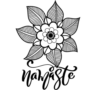 Beautiful paisley flowers t-shirt - TenStickers
