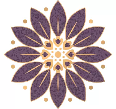 Elegant floral pattern t-shirt - TenStickers