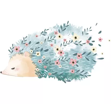 Baby t-shirt with cute hedgehog illustration - TenStickers