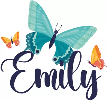 Colorful butterfly t-shirt for kids - TenStickers