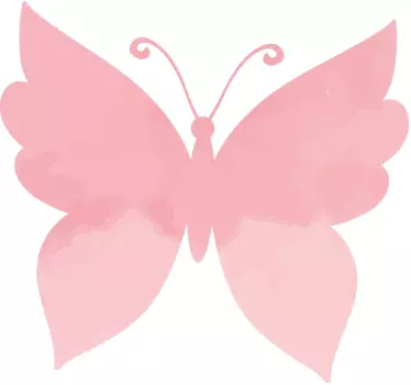 Pink butterflies ladies t-shirt - TenStickers
