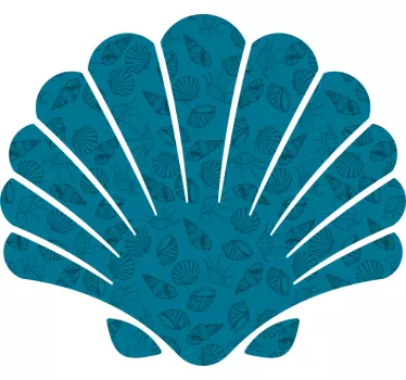 T-shirt Seashell shape with other seashells - TenStickers
