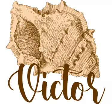 T-shirt with name couple shell names - TenStickers