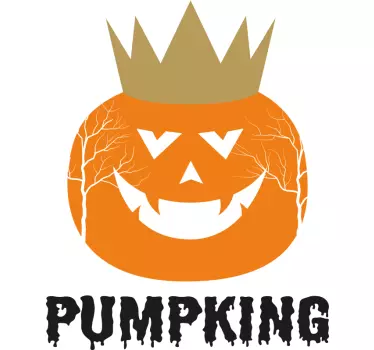 Father and son t-shirt pumpkin king duo - TenStickers