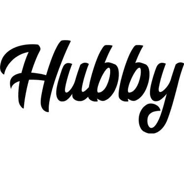 Wifey and hubby text matching shirts for couples - TenStickers