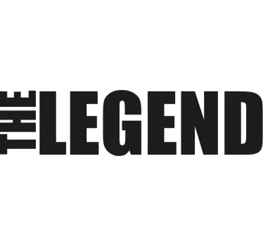 Sentence legend Father  and son shirts - TenStickers