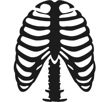 Ribs Skelet  Halloween t-shirt - TenStickers