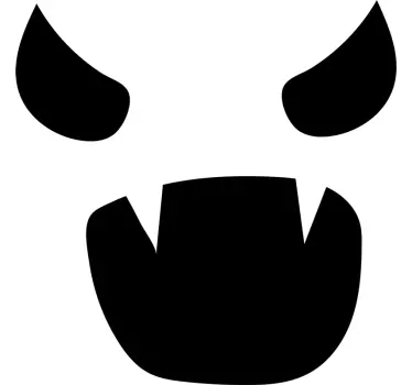 Spooky face statement t-shirt - TenStickers
