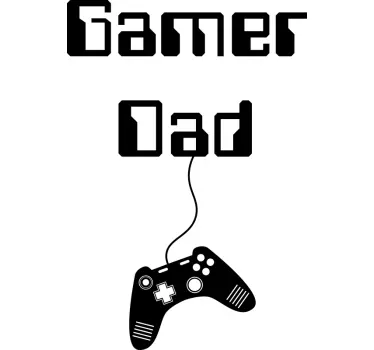 Gamer dad and son Father  and son matching shirts - TenStickers