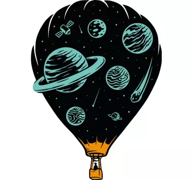 Adventure through space t-shirt - TenStickers