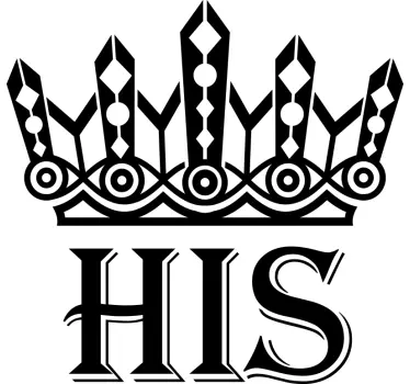 His and hers crown matching shirts for couples - TenStickers